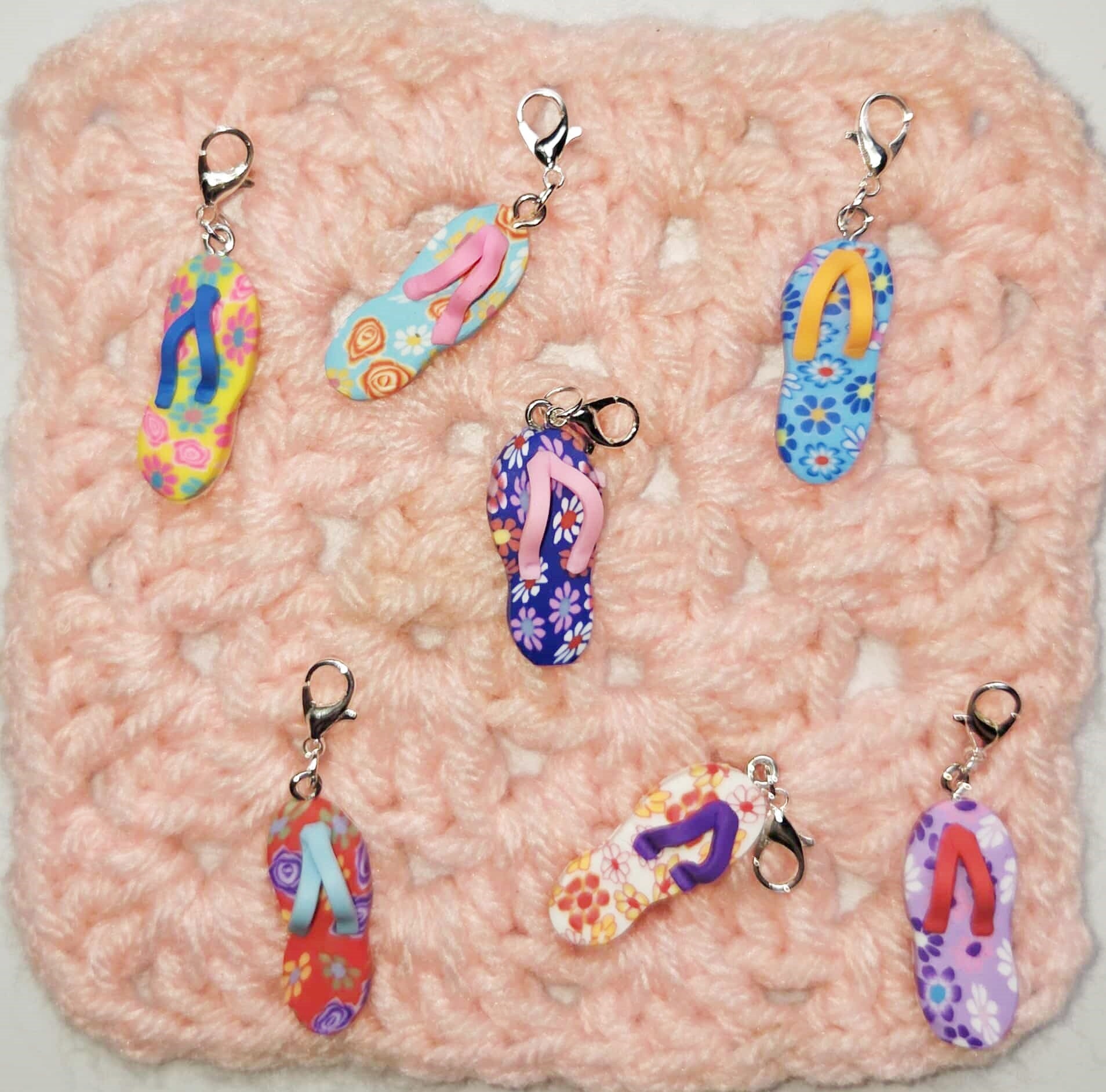 Flip Flops Stitch Markers