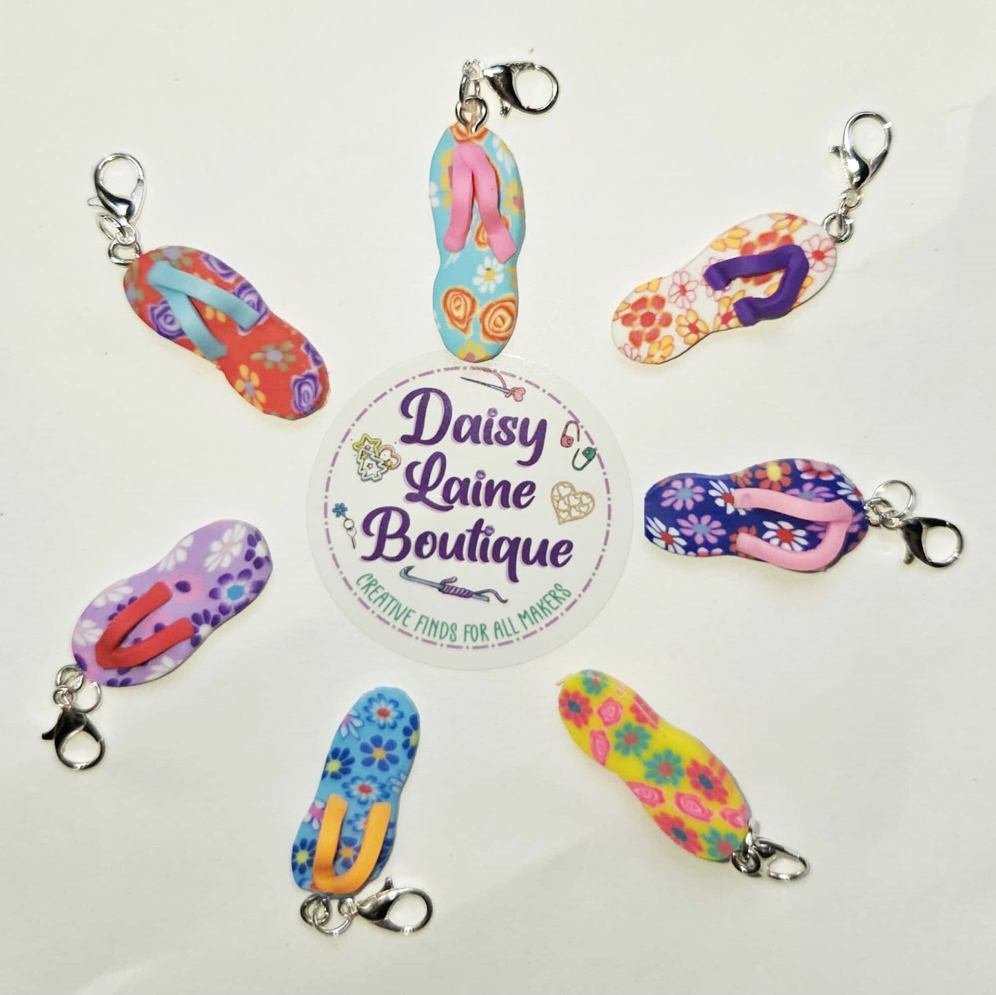 Flip Flops Stitch Markers