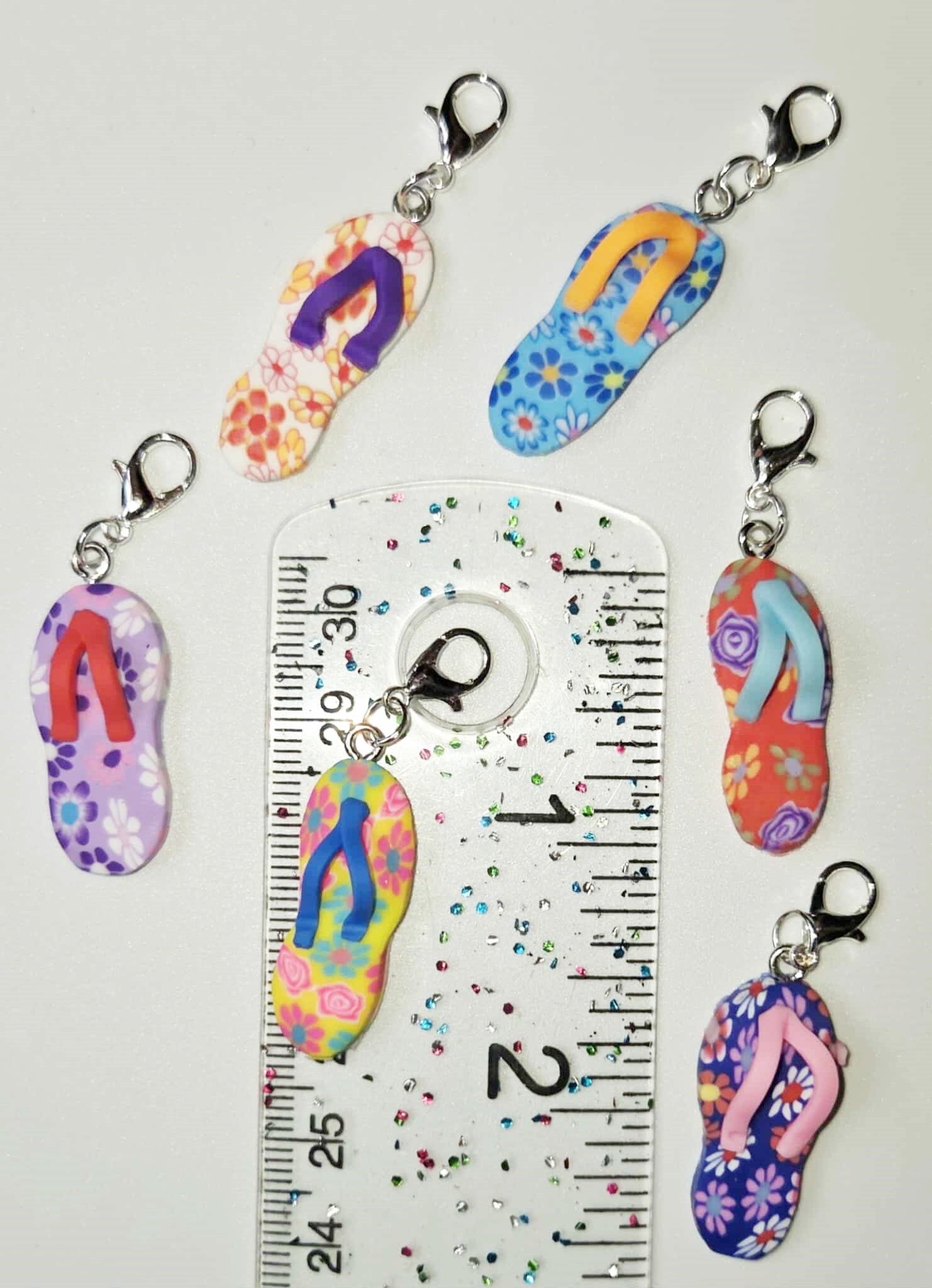 Flip Flops Stitch Markers