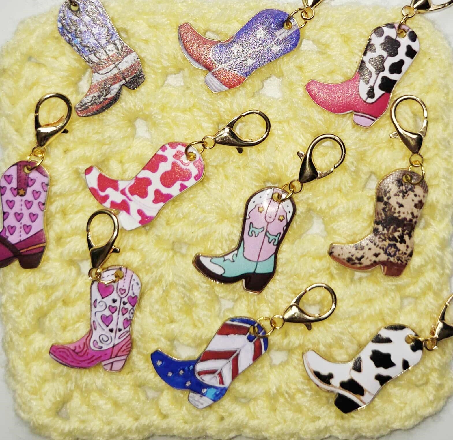 Cowboy Boot Texas Stitch Markers