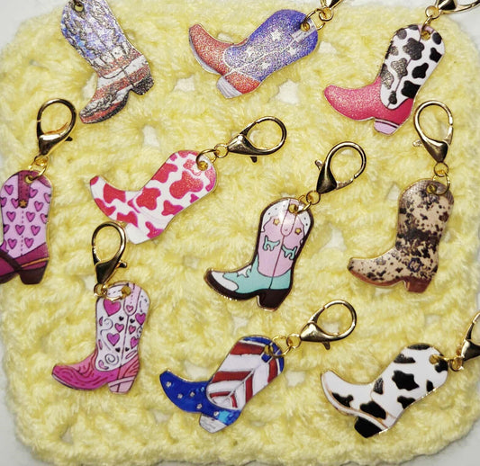 Cowboy Boot Texas Stitch Markers