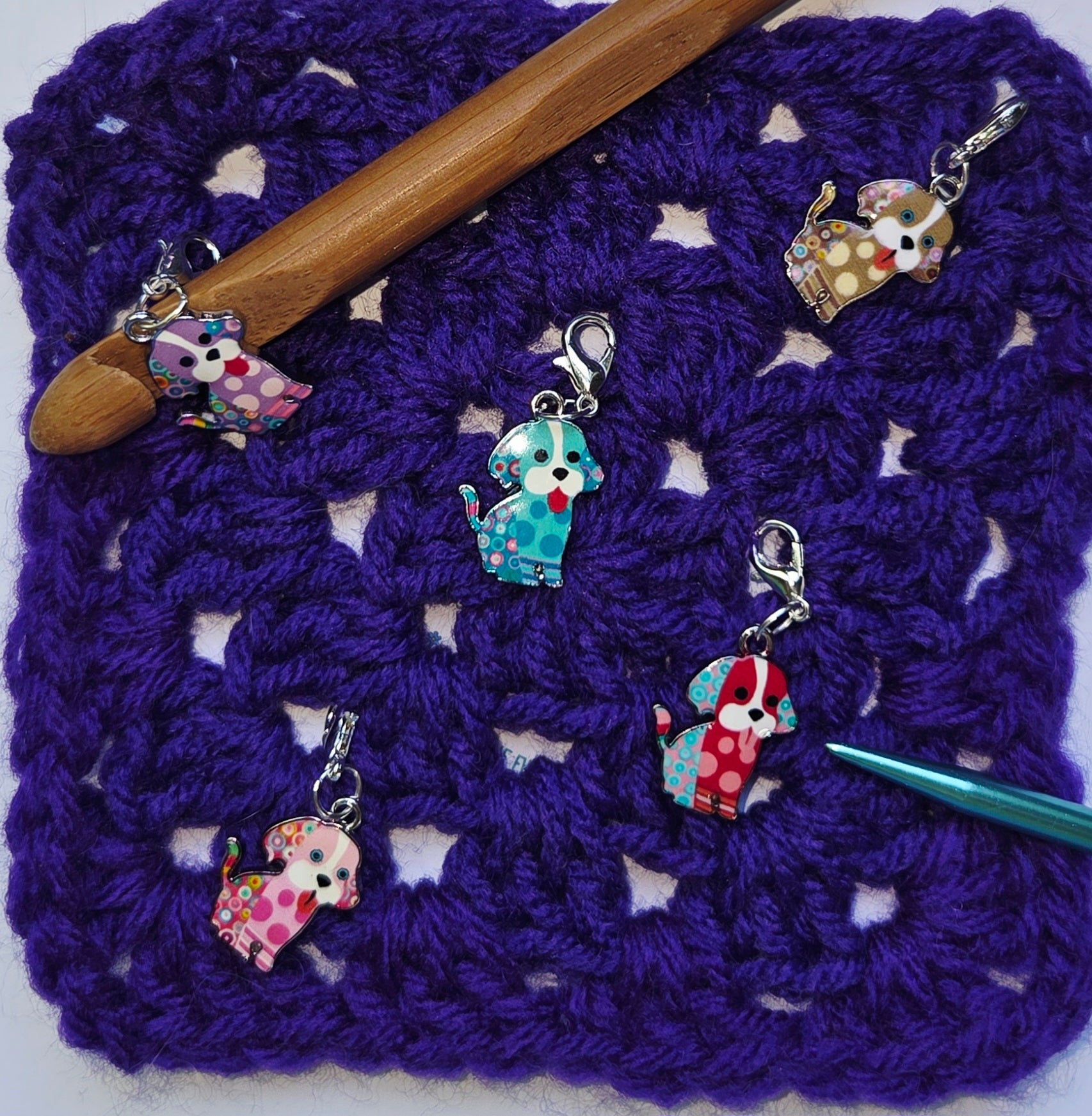 Dog Puppy Stitch Markers