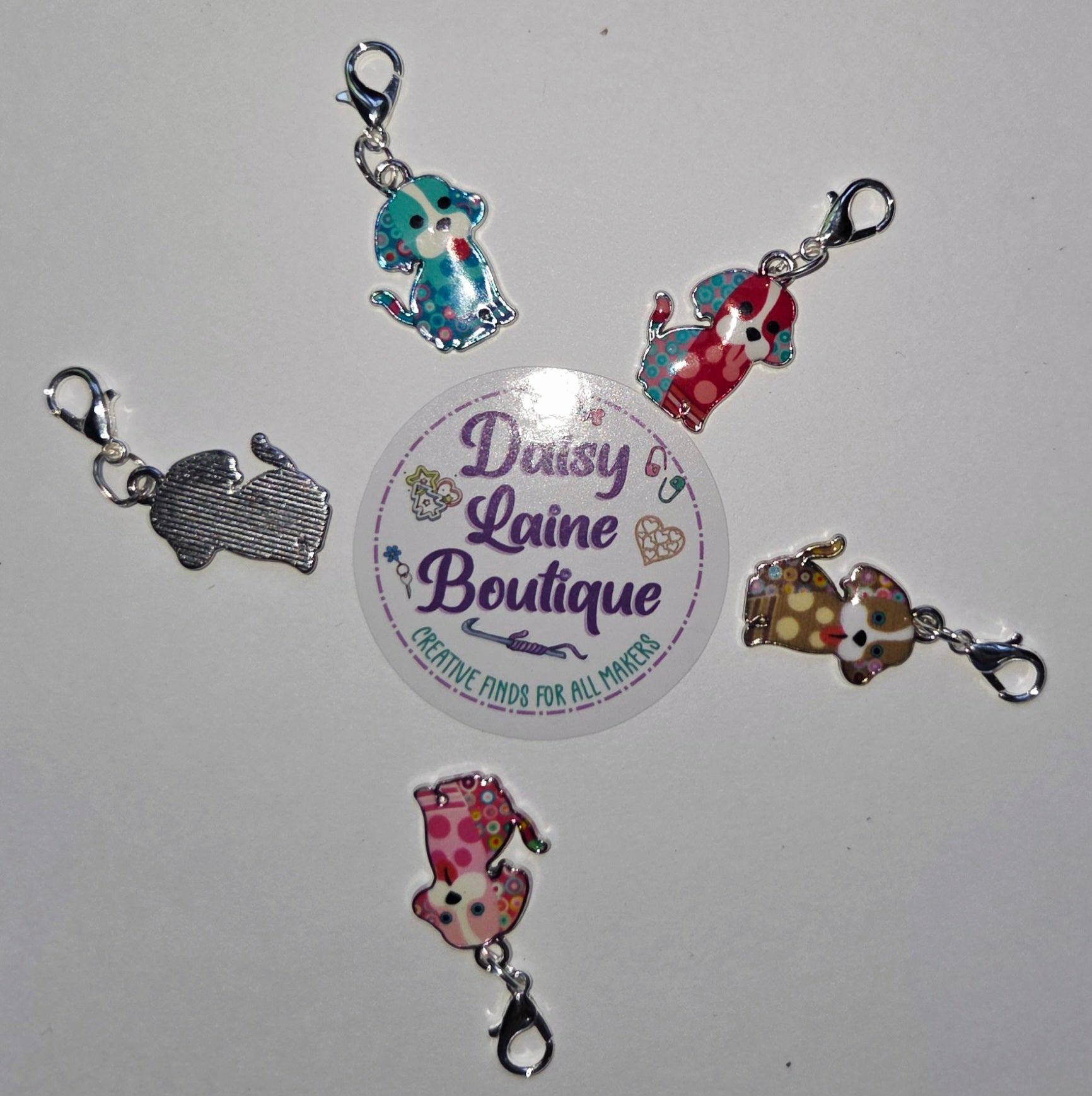 Dog Puppy Stitch Markers