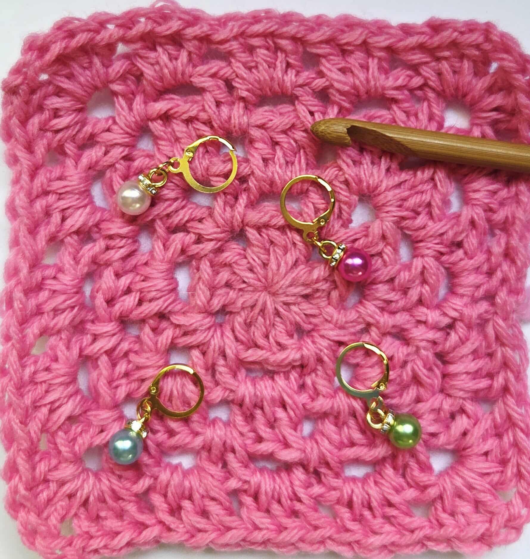 Pearl Bling Stitch Markers
