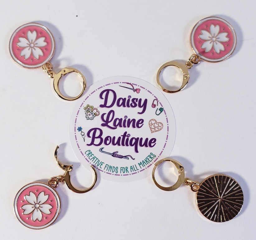 Cherry Blossom Stitch Markers