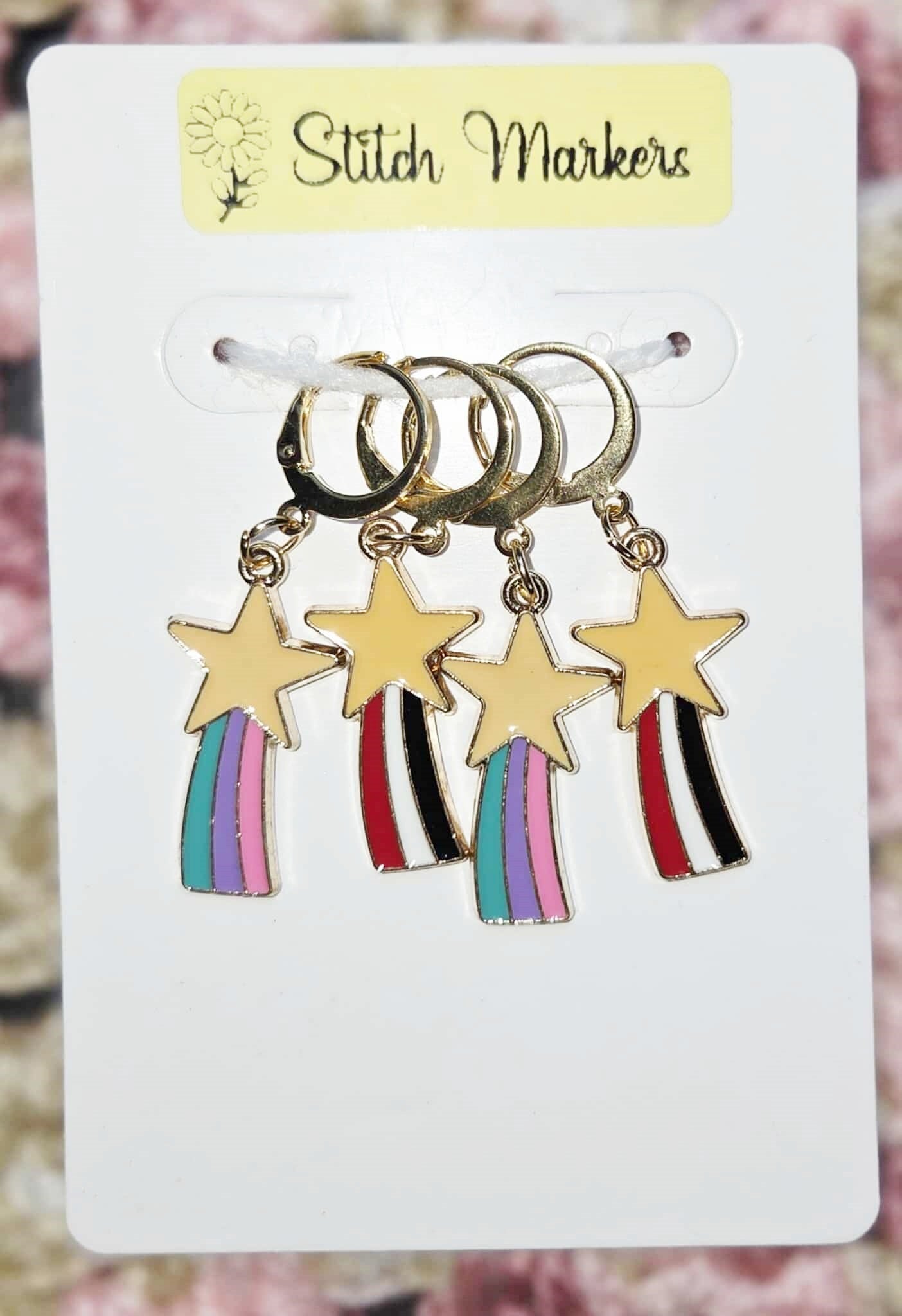 Star Shooting Stitch Markers