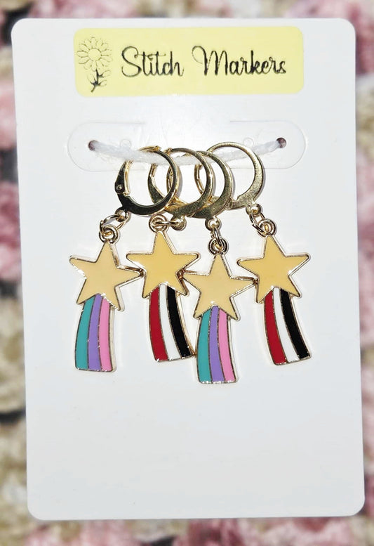 Star Shooting Stitch Markers