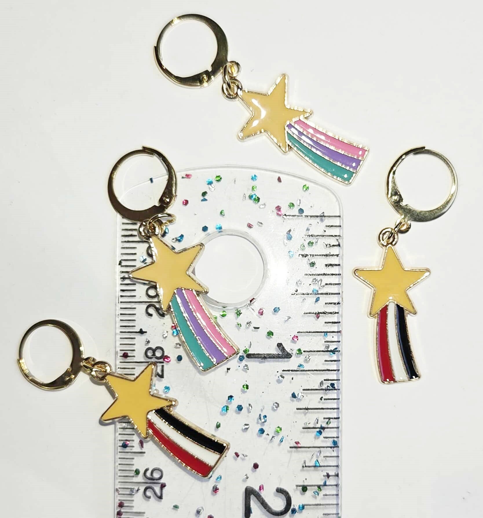 Star Shooting Stitch Markers