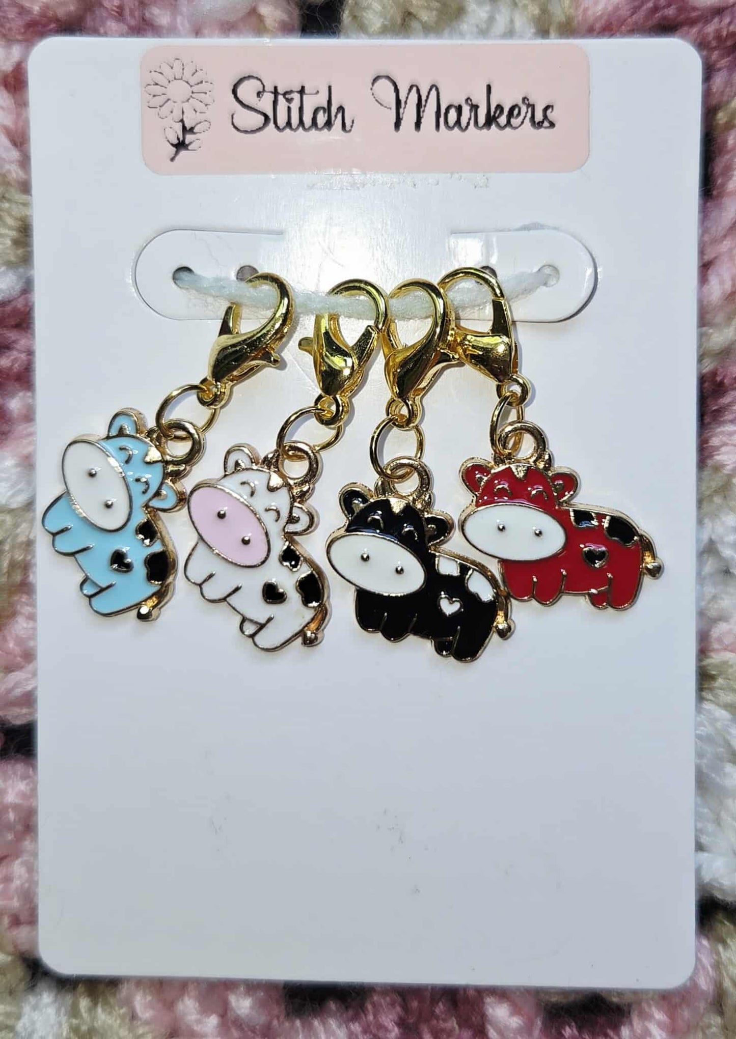 Cow Cute Stitch Markers