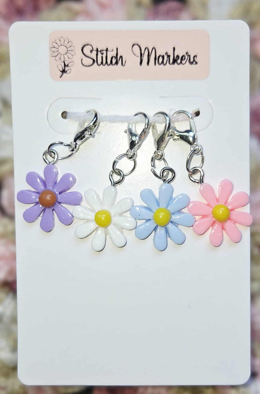 Daisy Resin Stitch Markers