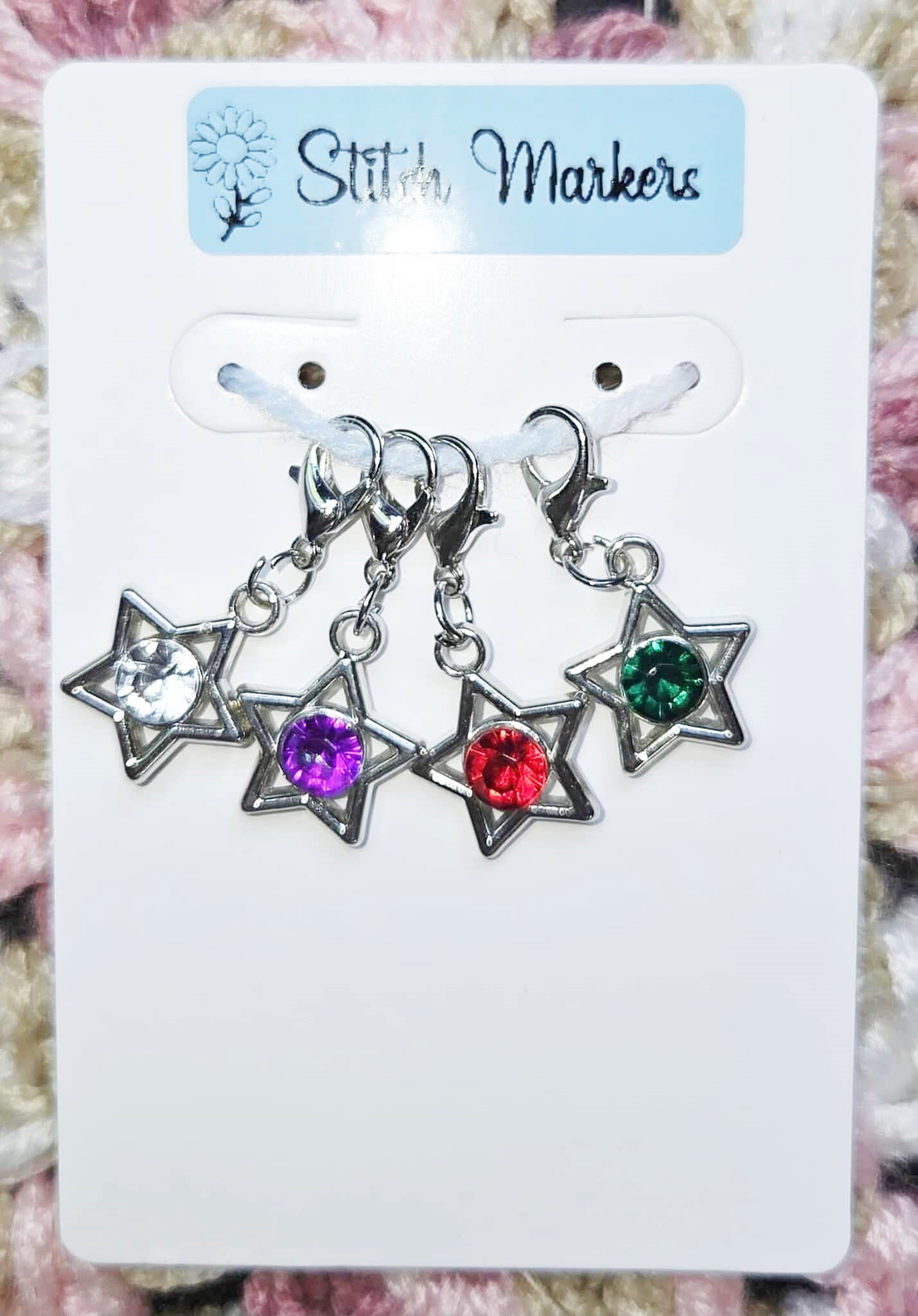 Star Bead Stitch Markers