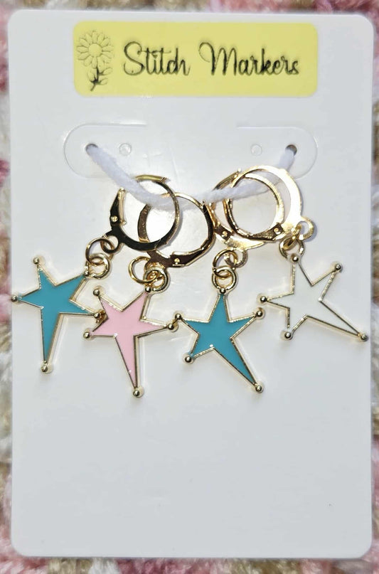Star Country Stitch Markers
