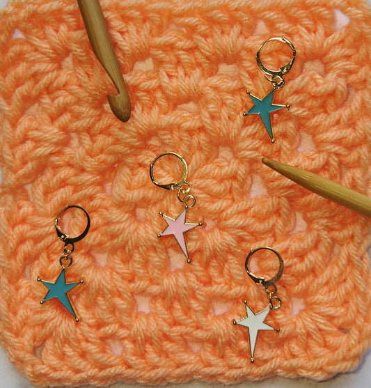 Star Country Stitch Markers