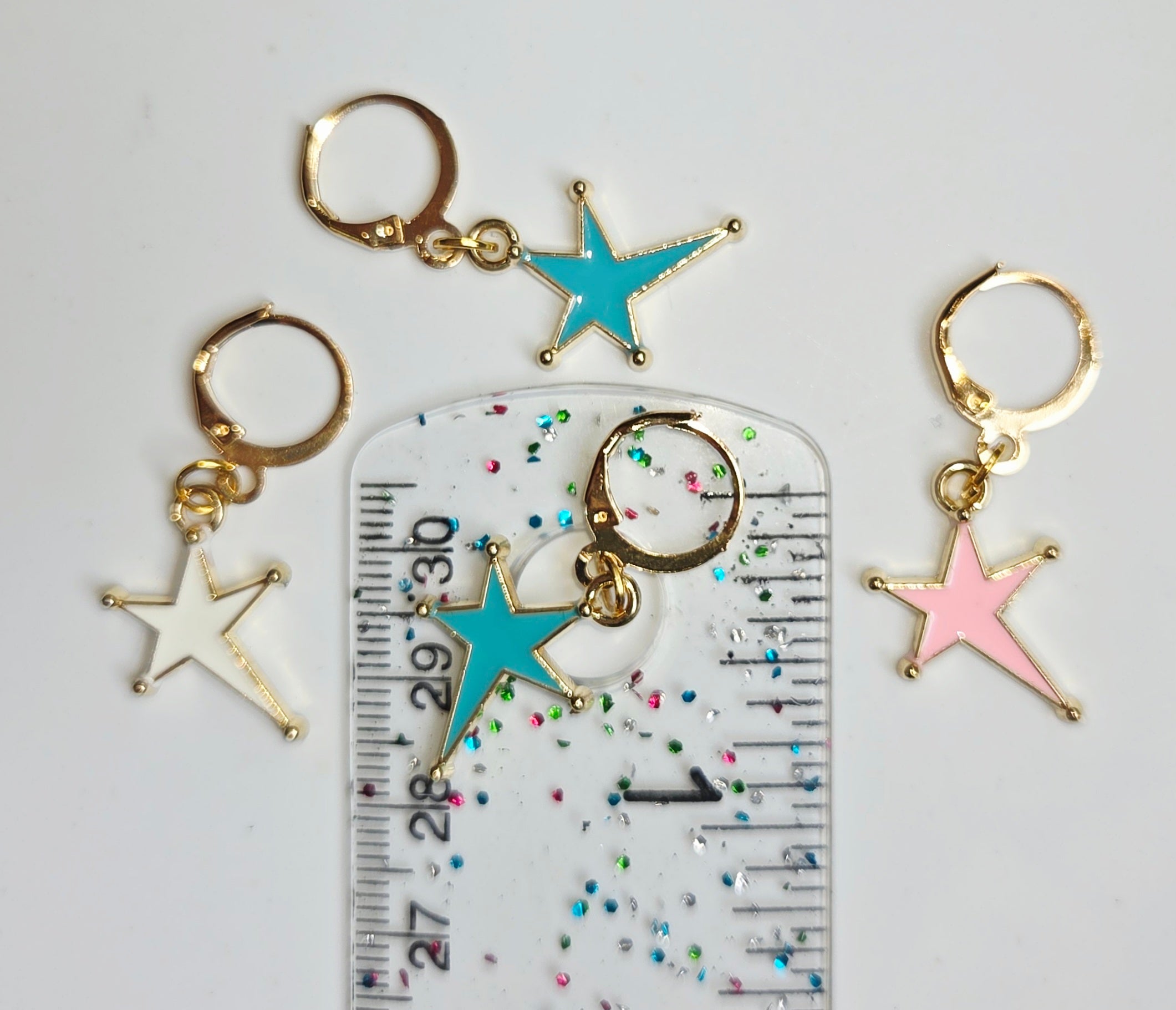 Star Country Stitch Markers