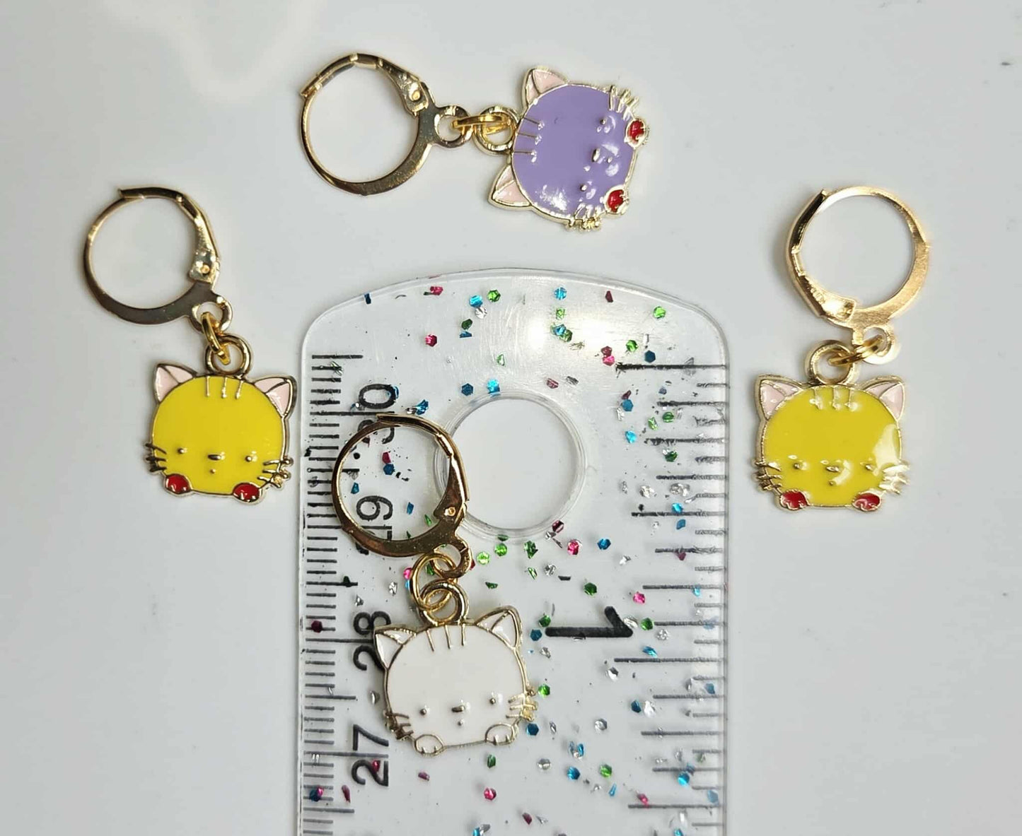 Cat Cute Face Stitch Markers