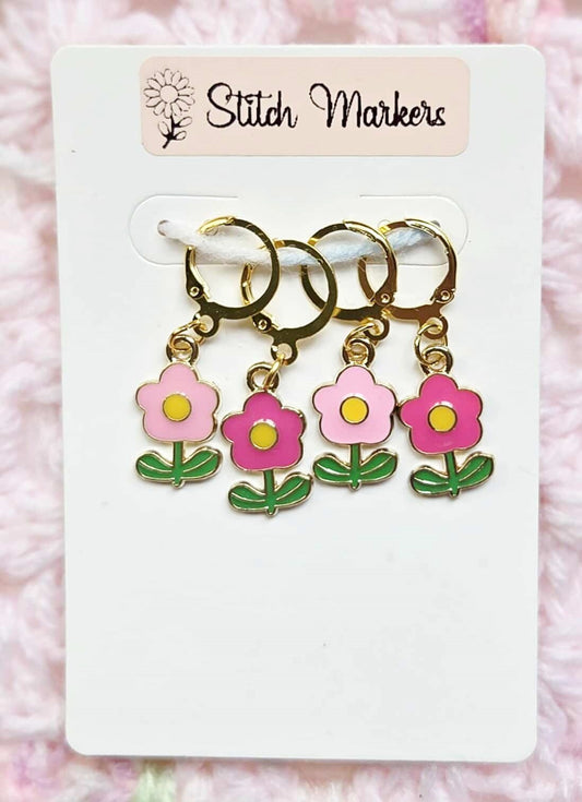 Daisy Plant Stitch Markers