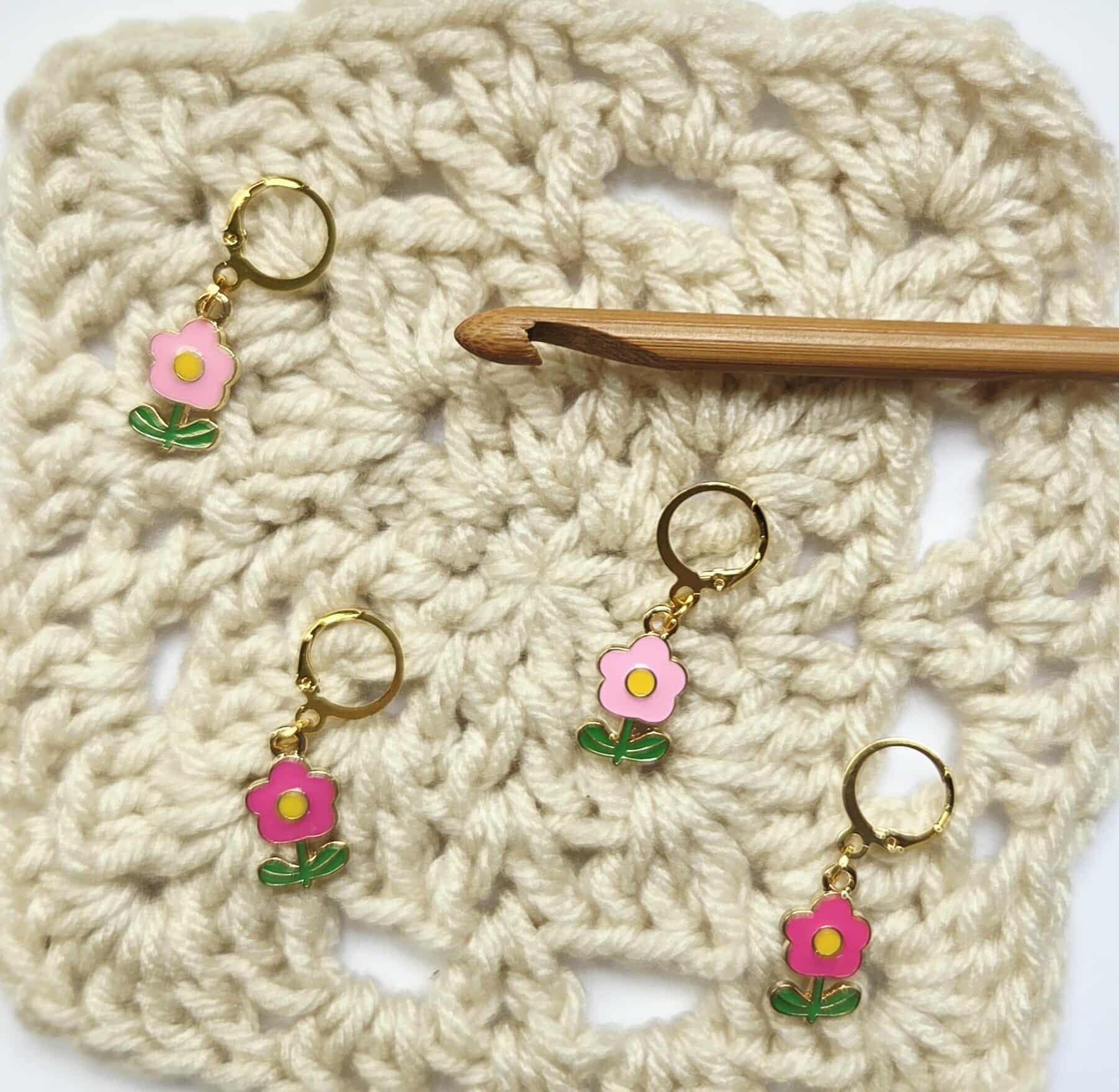 Daisy Plant Stitch Markers
