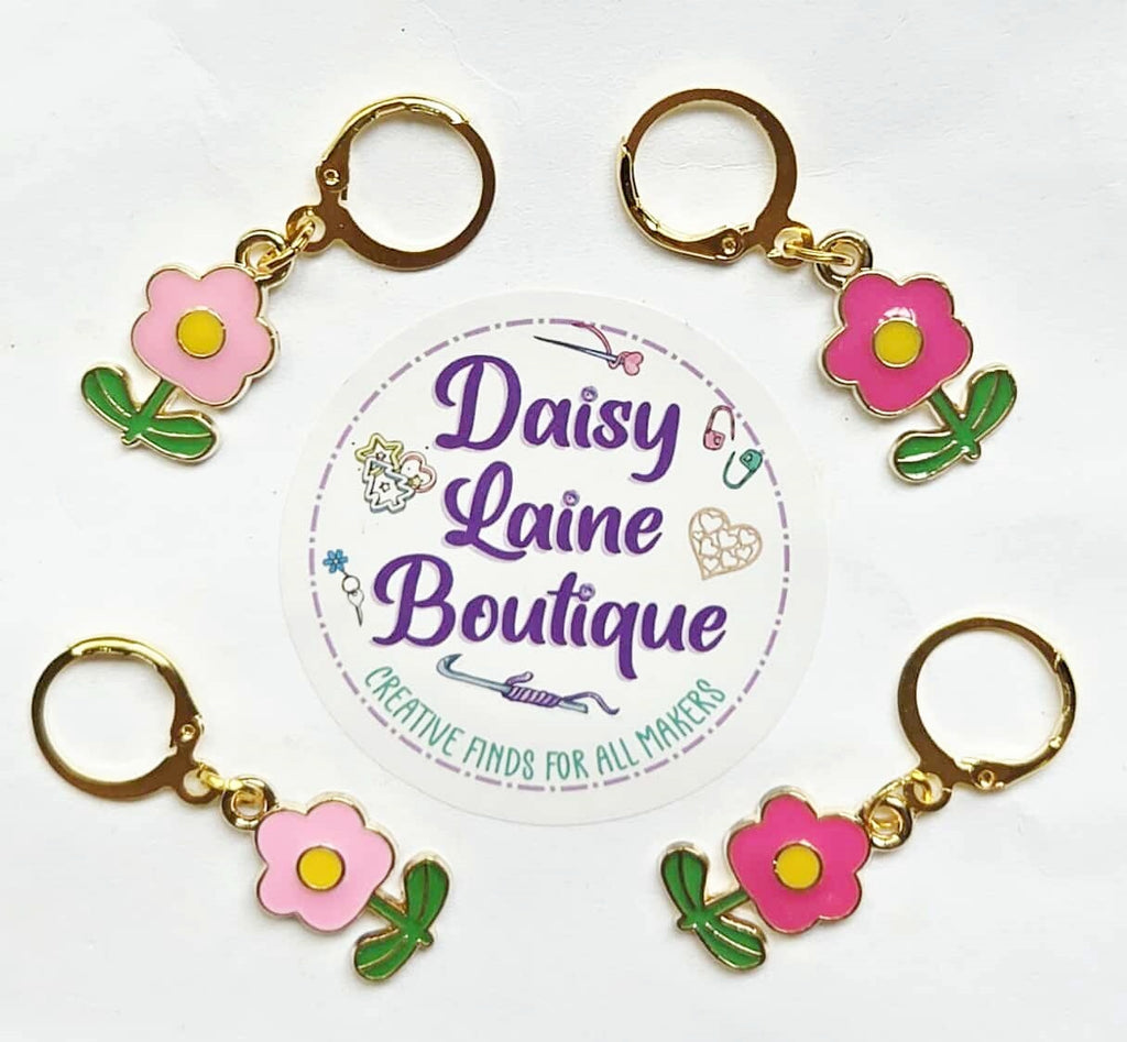 Daisy Plant Stitch Markers