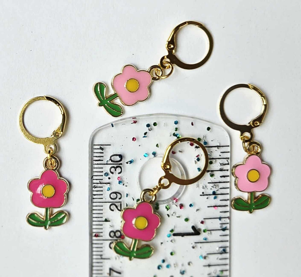 Daisy Plant Stitch Markers