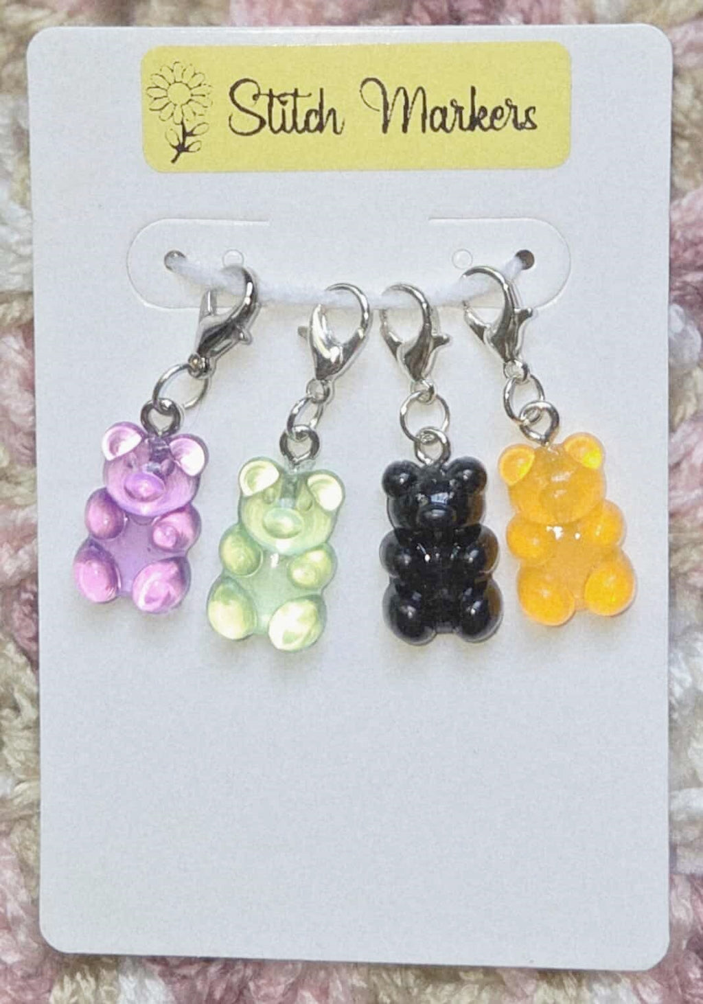 Halloween Gummy Bear Stitch Markers