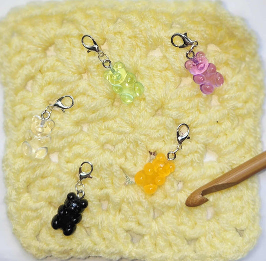 Halloween Gummy Bear Stitch Markers