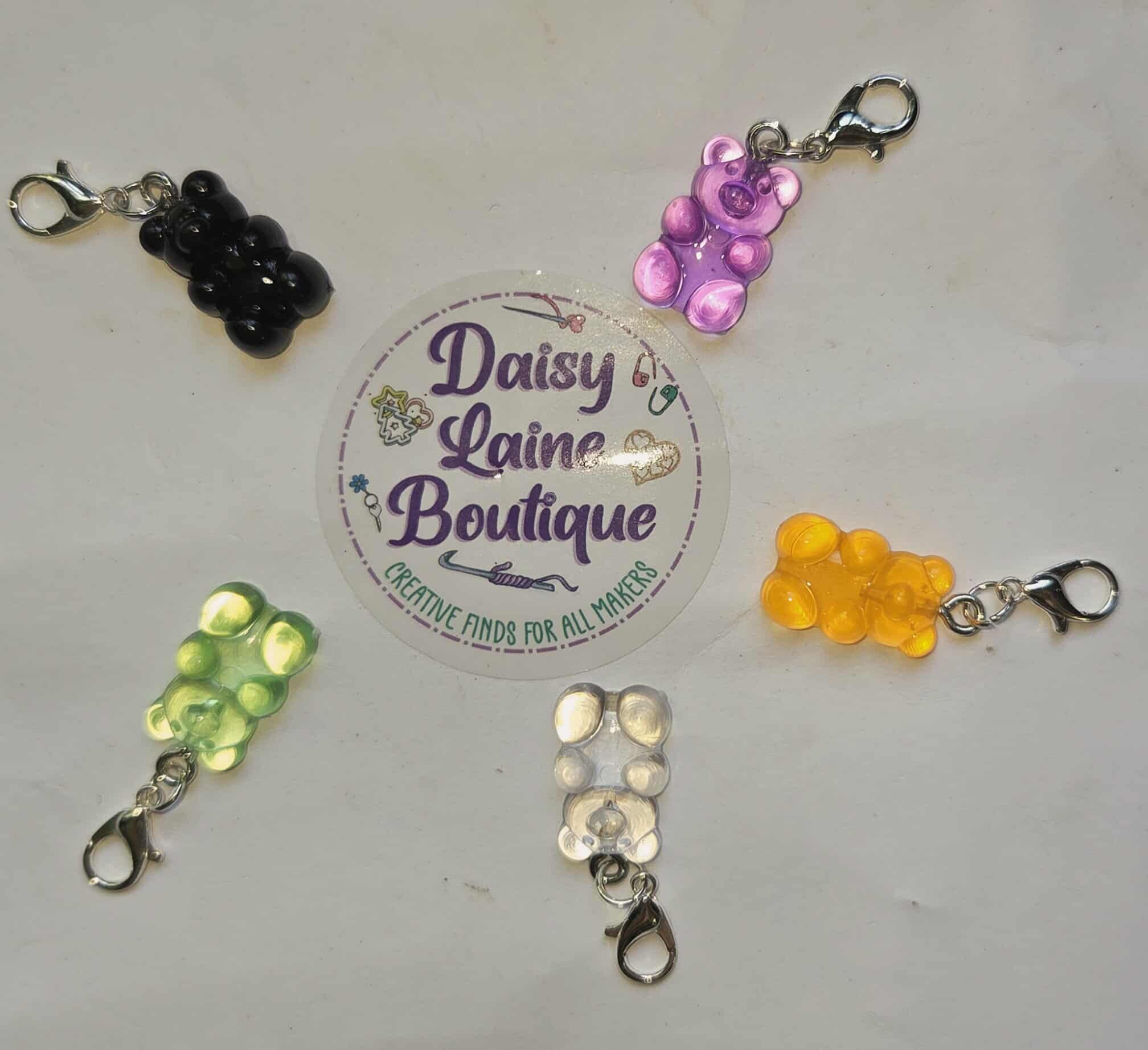 Halloween Gummy Bear Stitch Markers