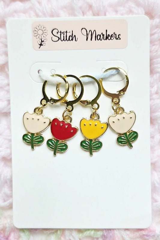 Tulip Plant Stitch Markers